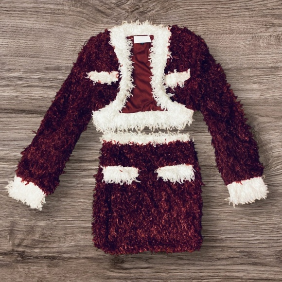 Shag Two Piece Skirt Set - Picture 5 of 5